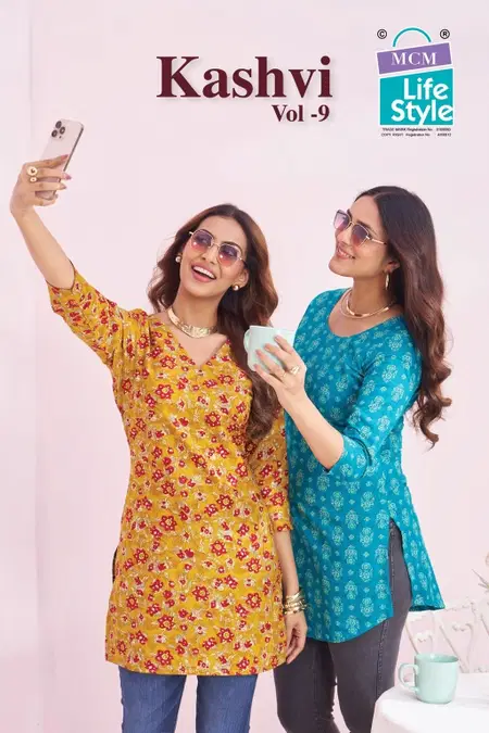 Kashvi Vol 9 By Mcm Cotton Printed Best Ladies Top Wholesale Shop In Surat
